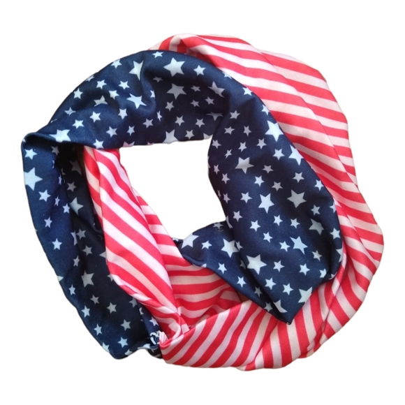 Patriotic Stars & Stripes Soft Head Band - Picture 4 of 6